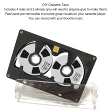 DIY Metall Tonbandkassette mit Montageband