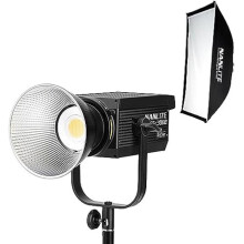 Projetor Studio - Nanlite - FS-300B - Bi-Color - Iluminação Contínua - Preto