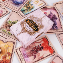 World Of Warcraft Tarot Deck With Copper Paper For Sensory And Interest Cultivation In Settings Entertainment