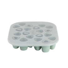 Forma de silicone para mini porções 20X35ml Verde Sálvia