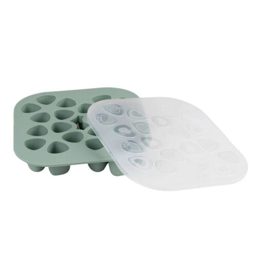 BEABA Siliconen mini multiporties mal 20X35ml Groene Salie 2