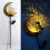 Outdoor Solarleuchte Mond Vintage Garten 3
