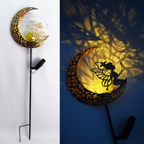 Outdoor Solarleuchte Mond Vintage Garten 2