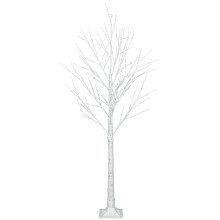 Pre Lit Christmas Tree Snowflake 4FT 48 LED for Home Indoor Decoration White 1PCS