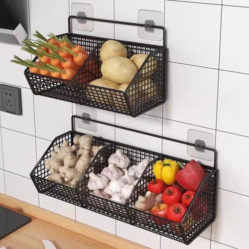 (White,26*15*11cm)Kitchen Utensils Condiments Organizer Rack Wall Hanging Storage Tools Plate 1