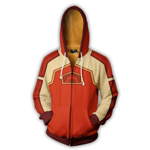 (White Orange,M)Avatar The Last Airbender Hoodie Cosplay Costume Man Women Anime Zipper Jackets