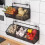 (White,35*16*11cm)Kitchen Utensils Condiments Organizer Rack Wall Hanging Storage Tools Plate 2