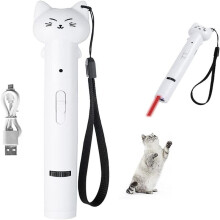 Rechargeable Cat Laser Toy – Interactive Laser Pointer for Kittens & Dogs