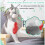 Hanging Mouse Cat Toys 2-Pack – Feather-Tail Interactive Toys with Elastic String 2