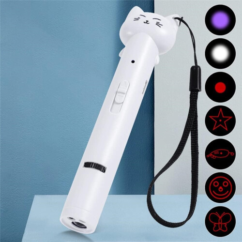 Rechargeable Cat Laser Toy – Interactive Laser Pointer for Kittens & Dogs 1