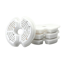 Filtro para Fuente de Gatos - Filtro de Repuesto de Filtración Múltiple, Paquete de 4 Filtros de Carbón Activado de Algodón para Fuente de Gatos