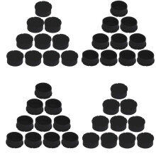 40Pcs 3ml Glass Vials Caps - Airtight, Dustproof, Leakproof Seal for Lab Samples, Essential Oils, Crafts Storage Vials