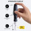 132-in-1 Precise Screwdriver Set: 108 Color-Coded Magnetic Bits for Electronics Tablets PC Phone Repair 4