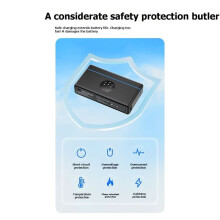 Acculader voor OSMO voor Action 6/5/4/3 USB-C met -Kaartsleuven, voor Action 6/5 Pro/4/3 & OSMO 360 BCX204