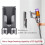 Compatible with  Vacuum Cleaner Charging Base V10 Slim  Version Charging Bracket Wall Mount Bracket 5