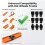 For Speed Snap to Regular Track Adapter for  Classic Connectors for Mixed Layouts, Secure Rail Joints 8-Pack 5