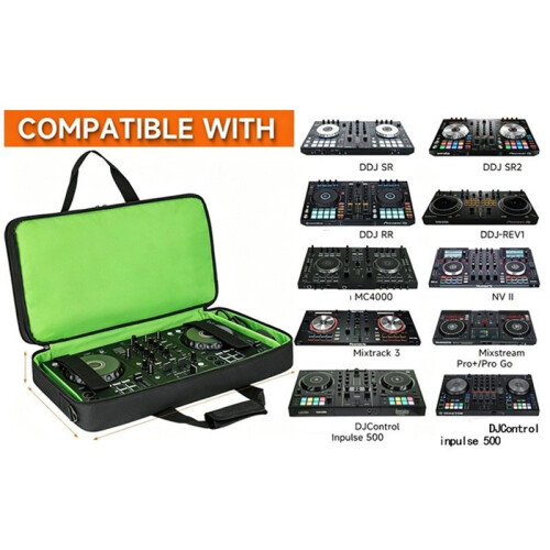 DJ Controller Storage Bag - Multifunctional Portable Protective Case for  DDJ, Numark, Traktor, Serato DJ Gear 1