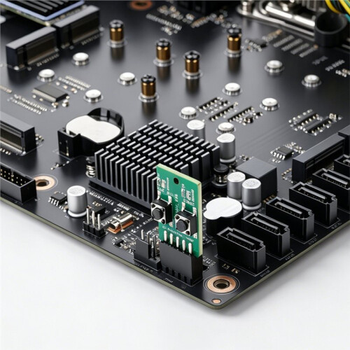 PC Power Reset  External Module 9Pin Motherboard Header Power LED HDD Indicator for Computer Case Test Board DIY