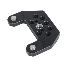 1/4" 3/8" Hole Camera Top Expansion Plate for FX30 FX3 DSLR Quick Install Fix Mount