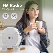 CD Player Portable Home FM Radio Music Album Player MP3 Music Disc Recorder Disc Album Player