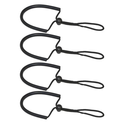 4-Pack Scuba Diving Wrist Lanyards, Adjustable Locking Safety Straps for Dive Light Camera Speargun