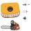 For Forestry Work H545II Air Filter Saw Replacement Part High Durability Material Optimal Air Circulation Rigorous Use 6