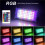 100W LED RGB Flood Light AC220V IP65 Waterproof Floodlight Spotlight with Remote Control EU Plug 4