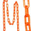 Halloween Plastic Chain Lights Props Chains with Lighting Modes for Spooky Decor Three M 1