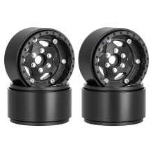 1.9 Aluminum Beadlock Wheel 12mm Hex Adapter Universal Suitable for 1/10 Scale RC Crawler Vehicles.