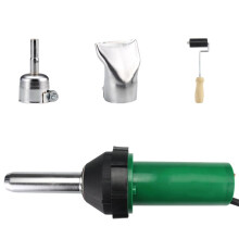1080W 0-580C Hot Air Plastic Gun Kit with Nozzles, Roller & Complete Accessories GB Plug