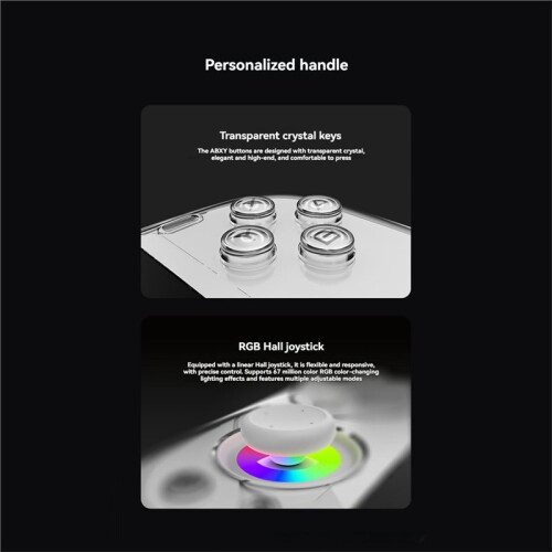 Handheld Game Console 4inch IPS Screen LOONG OS Modular Open Source Retro Gaming Console RGB Hall-Effect Joystick B