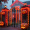 Halloween Plastic Chain Lights Props Chains with Lighting Modes for Spooky Decor 2 M 4