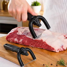 Cortadora de Grasa - Cortadora Manual de Carne para Res, Cerdo y Otras Carnes - Herramienta de Cocina Sin Esfuerzo para Rebanadas Finas