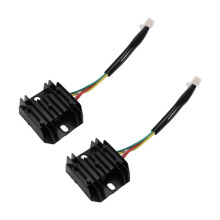 2PCS Voltage Regulator 4 Wires 4 Pins 12V Regulator Rectifier for 50-250CC Motorcycle Scooter Moped ATV