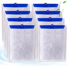 8-Pack Large Filter Cartridges for Tetra Whisper Bio-Bag Aquarium Replacement Filter Cartridge for Whisper 20i, 40i