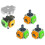 4Pcs TMR Joystick Repair Kit, TMR Hall Control Stick Replacement for PS4 Controller 2