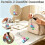 Mechanical Keyboard Clicker Keyring Cute Button Fidget Clicky Stress Relief Keycap Toy Gift 6
