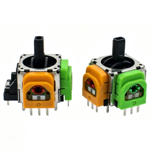 4Pcs TMR Joystick Repair Kit, TMR Hall Control Stick Replacement for PS4 Controller