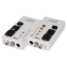 Alctron CT-8 Multifunktionell Ljudkabeltestare för RJ45 TRS XLR BNC DMX 5-Pins DIM Nätverks-LAN-Kabeltestare Kabeltestare