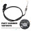 Exhaust Temperature Sensor EGT Sensor 1587A045 for  Pajero Montero 3.2L 5