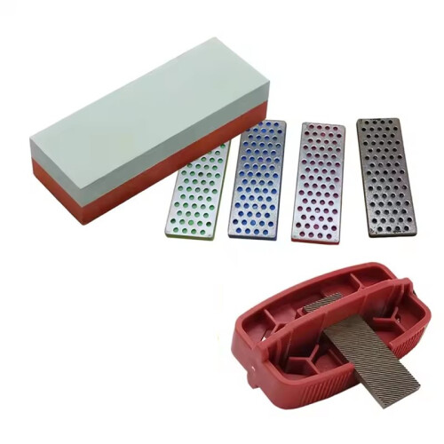 Adjustable Ski Snowboard Sharpener Kit - 240/360/500/1000 Grit for Precisie Tuning & Deburring 2