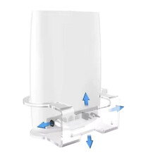 2PC Wall Mount for Orbi Dual Band WiFi Router Shelf Acrylic Holder Bracket Router Mount