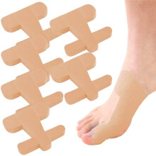 100 Stück Ballenkorrektur-Pads - Elastische Einweg-Hallux-Valgus-Schienen Zur Schmerzlinderung und Ausrichtung der Großzehe