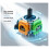4Pcs TMR Joystick Repair Kit, TMR Hall Control Stick Replacement for PS4 Controller 5