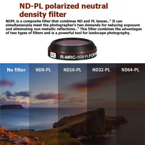 ND Neutral Density Lens Filter for SJCAM C400PRO Action Camera for Outdoor Shooting Camera Accessories ND64PL 2