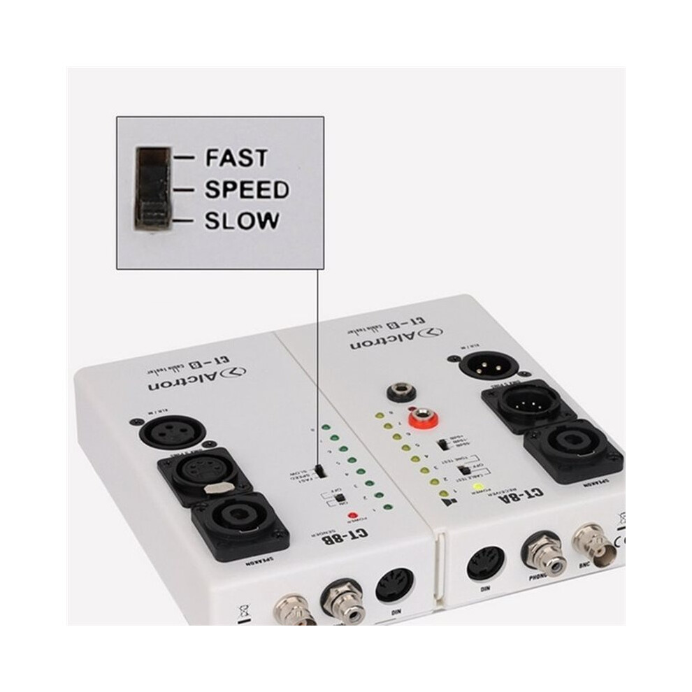 Alctron CT-8 Multi Pirpose Audio Cable Tester for RJ45 TRS XLR BNC DMX ...