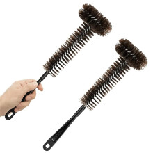 2 Pack Garbage Disposal Cleaner Brush 15" Extra Long Handle for Deep Cleaning Sink and Drain Eliminates Residue, Odor