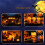 Halloween Flameless Pillar Candles with Bat Cutouts and Remote Control 6