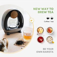 Cafetière Portable 2 en 1 de Haute Qualité, Automatique et Silencieuse, pour la Maison, Prise Européenne