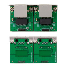 M.2 B+M Key Network Card PCIe 1G 2XRJ45 Port Network Card I350T2 Vision Acquisition RS232 Serial Port Server for Desktop